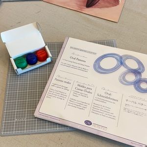 Oval Cutting Templates, blades, & Mat